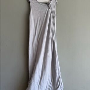 Kyte BABY Light Gray Sleeveless Sleep Sack with Shoulder Knot
